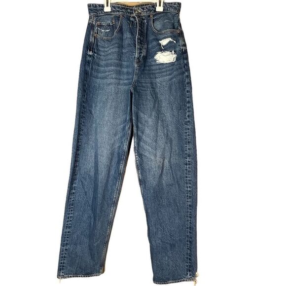 American Eagle Outfitters Denim - American Eagle High waist baggy straight leg jeans